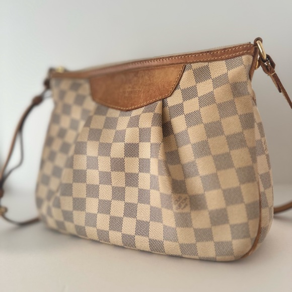 UNDER CONSTRUCTION!  1991 Louis Vuitton Siracusa Vintage Damier Crossbody - Picture 9 of 16